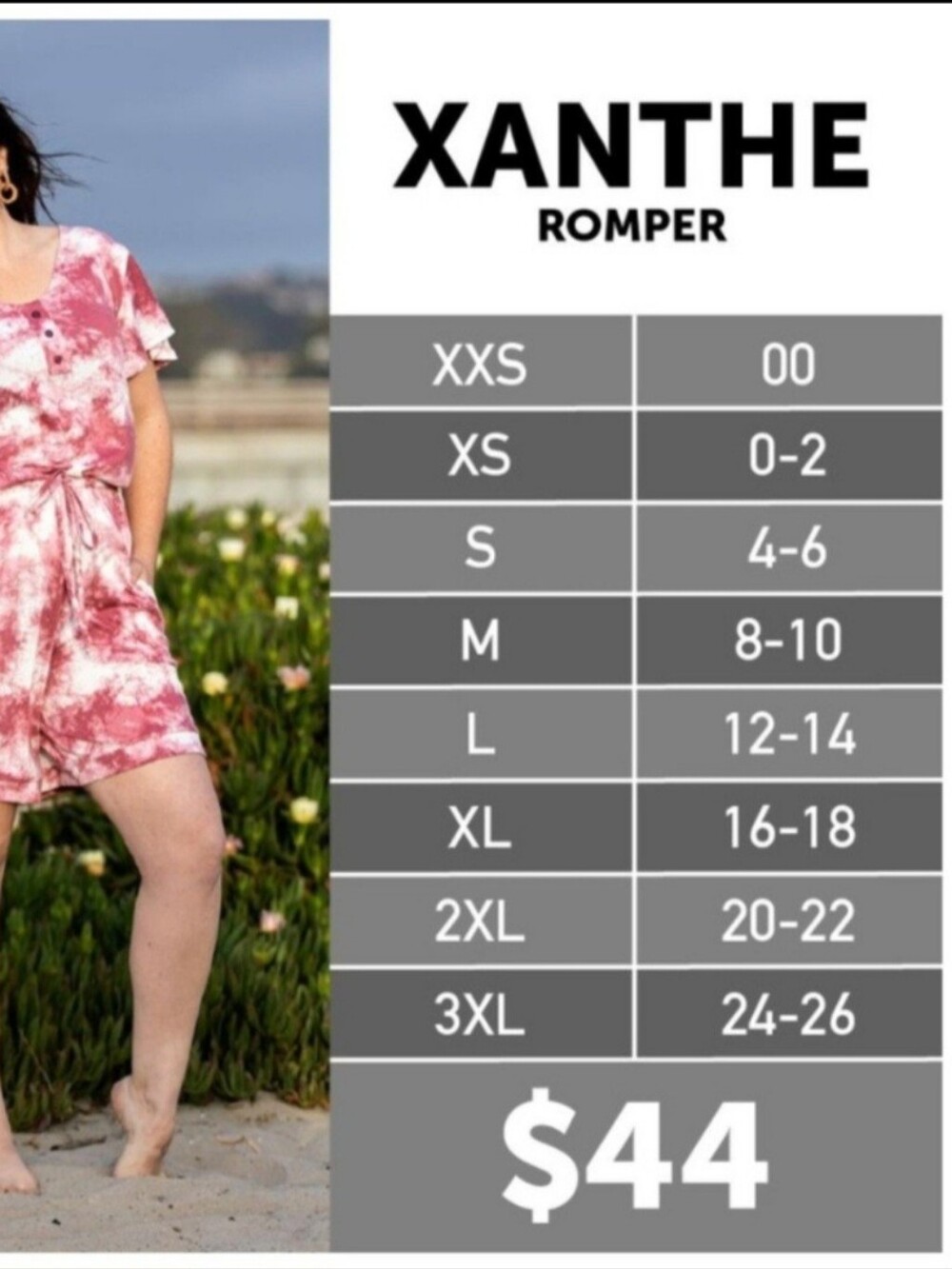 LuLaRoe Xanthe Romper - Picture 5 of 5